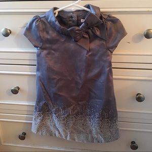 Janie & Jack little girl dress grey